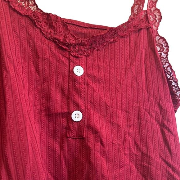 Cropped tank‎ top size X-Large red - Picture 2 of 5